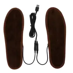 Kuulee стелька USB Электрический нагрев ног теплая зарядка нагревание стелька Моющаяся
