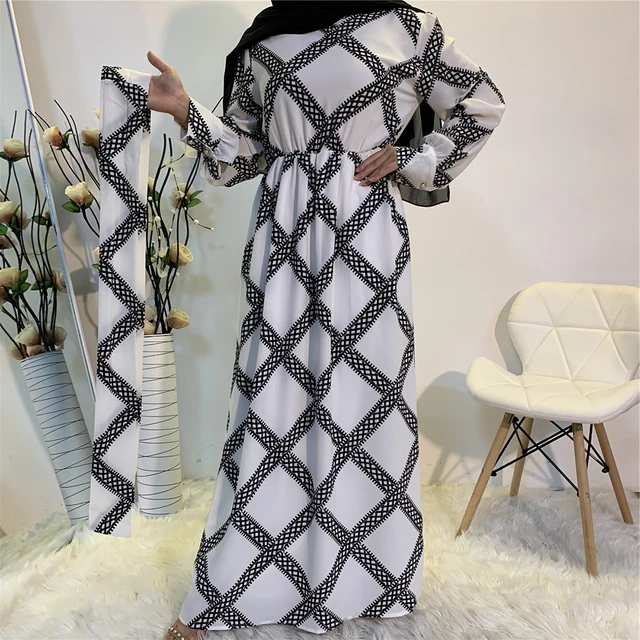Vestidos Kaftan Dubai Abaya Turkey Muslim Fashion Hijab Dress Islam Clothing Abayas Maxi Dresses For Women Caftan Robe Femme 5