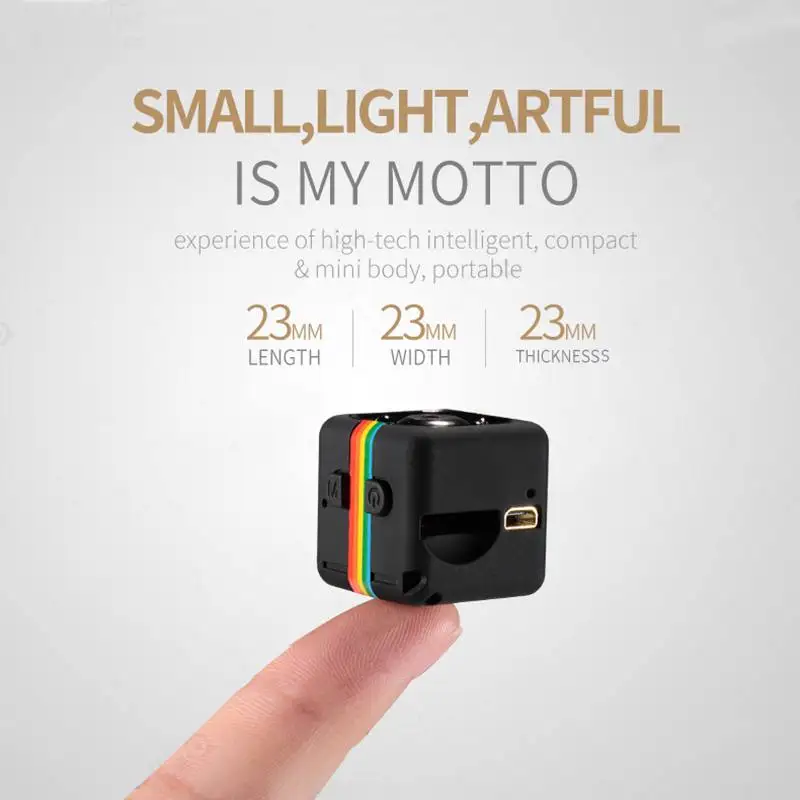 SQ11 Camera 720P HD 1080P Sensor Night Vision Camcorder Motion DVR Micro Sport DV Video Small Drop Shipping | Электроника