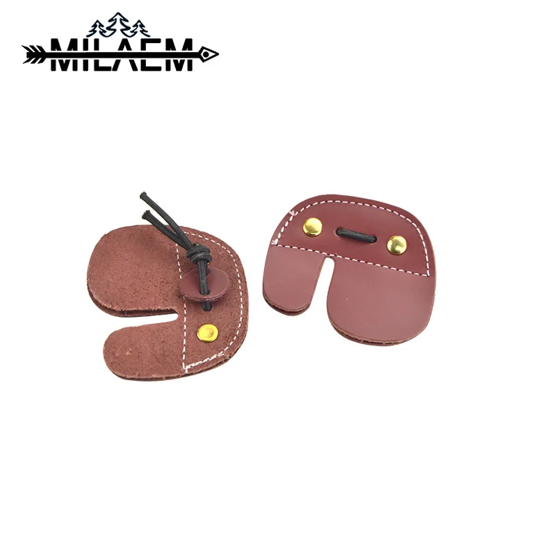 

1 Piece Archery Finger Guard Brown Hand Protection Gear Right Hand Recurve Compound Shooting Hunting Accessories