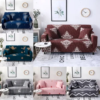 

Universal Stretch All-inclusive Non-slip Elastic Sofa Cover Cushion Sectional Sofa Cover Towel Couch Slipcover Living Room