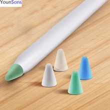 Нескользящий Силиконовый чехол для Apple Pencil cap для iPad Pencil 2 1 наконечник крышка Держатель защитный рукав для планшета сенсорные ручки стилус