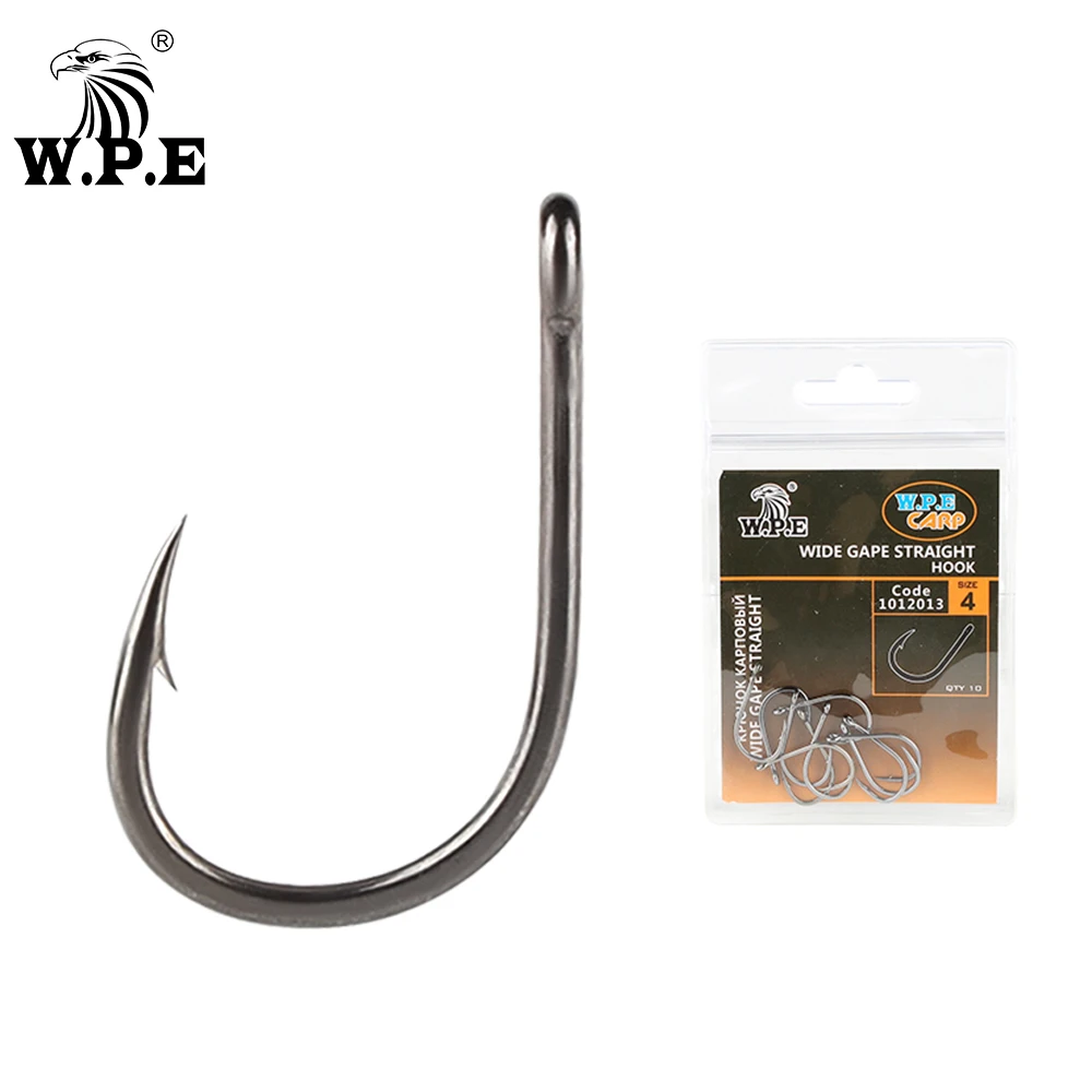 W.P.E Fishing Hook BKK 30pcs/lot  2#-8# Barbed Circle Fishhooks High Carbon Steel Stainless Fishing Hook Jig Carp Fishing Tackle
