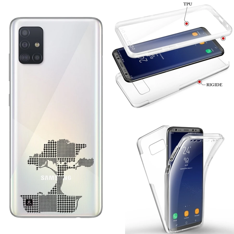 Чехол для Galaxy A71 интегральный бонсай черный | Мобильные телефоны и аксессуары