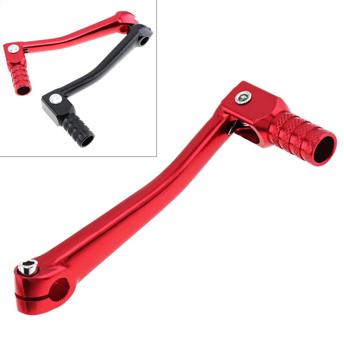 Алюминиевый складной рычаг переключения передач подходит для модифицированных мотоциклетных частей с ЧПУ внедорожная Шестерня модифицированные детали мотоцикла рычаг переключения передач