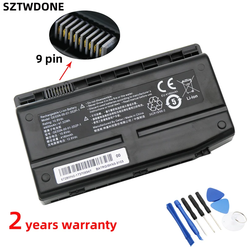 Аккумулятор SZTWDONE GE5SN-00-01-3S2P-1 для ноутбука MECHREVO Deep Sea Titan X6Ti-s X7Ti shinelon T1TI-781SN3/781S1N |