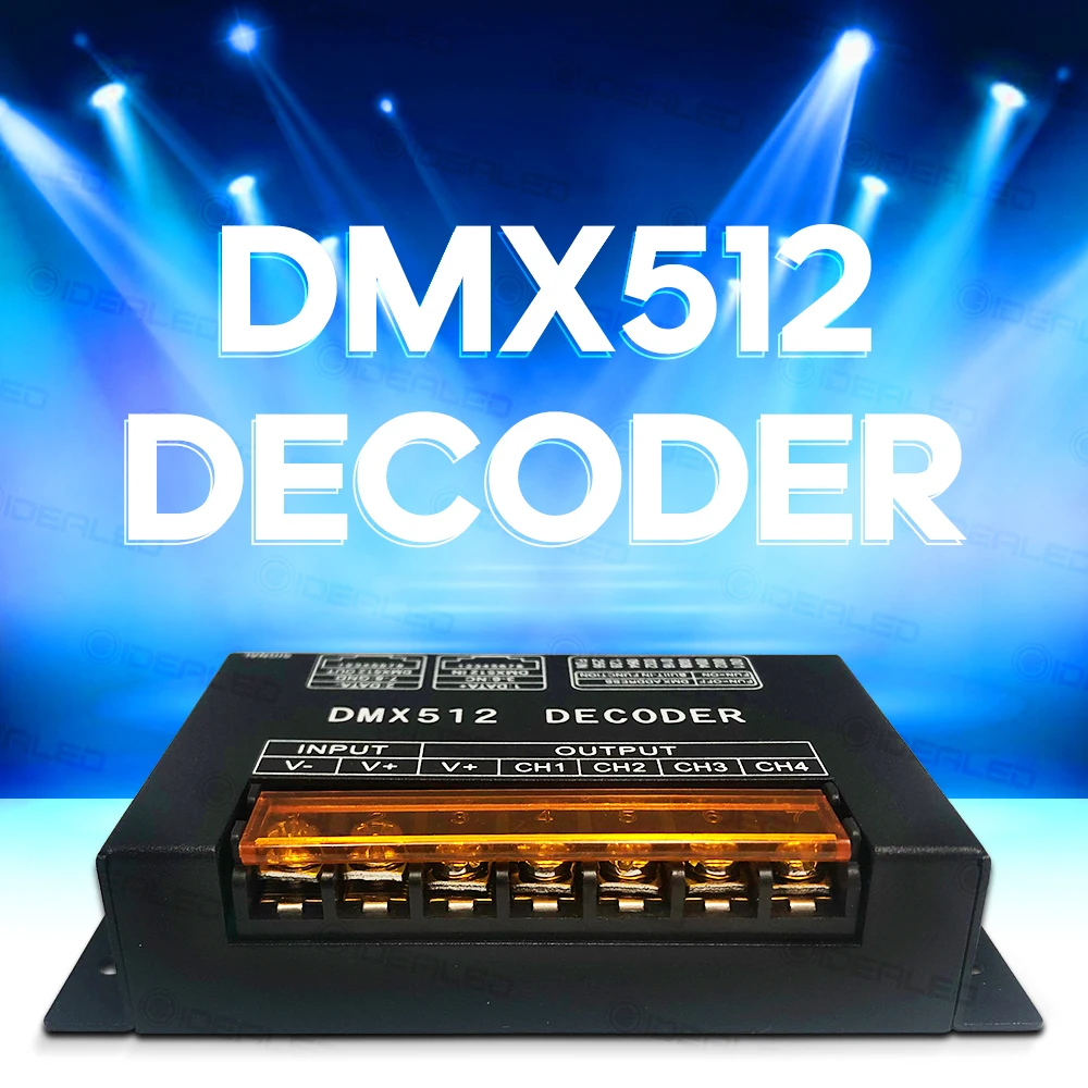 

DMX 4 channels 32A led dimmer driver Decoder RGBW LED for RGB,led dmx decoder dmx512 controller DC12-24V DMX512 Dimmer