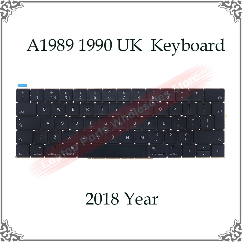 Ноутбук A1989 A1990 английская клавиатура для Macboor Pro 15 4 &quot13&quot Большой ввод