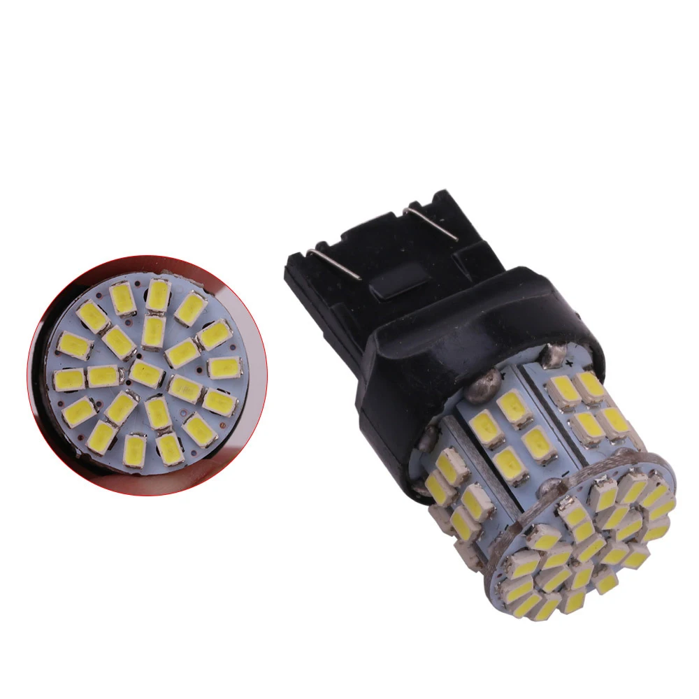2 шт. 7443 50SMD светодиодный стоп сигнал светильник T20 резервная s задние лампы авто