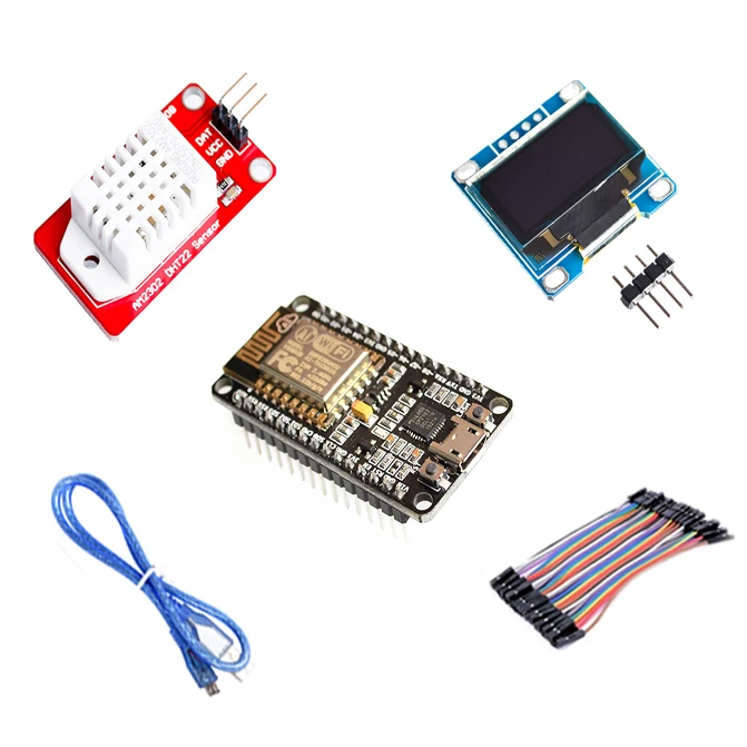 Стартовый комплект ESP8266 с Wi-Fi для arduino беспроводной модуль NodeMCU OLED-дисплеем 0 96