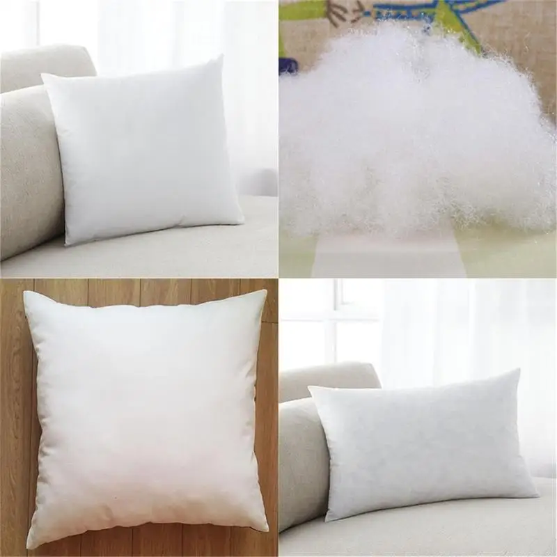 1Pc 40*40 45*45 35*55 Padding Cushion Filling Standard Decorative White Pillow Soft Decor Seat Home Interior 2021
