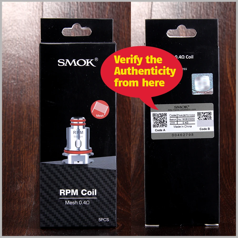 Новые 5 шт/упаковка, шт./кор. электронных сигарет SMOK RPM40 катушки 0.4ohm RPM40 сетки 0.6ohm тройной 1.2ohm кварцевые 1ohm SC замена катушки для электронных сигарет SMOK RPM40 набора вапоризатора