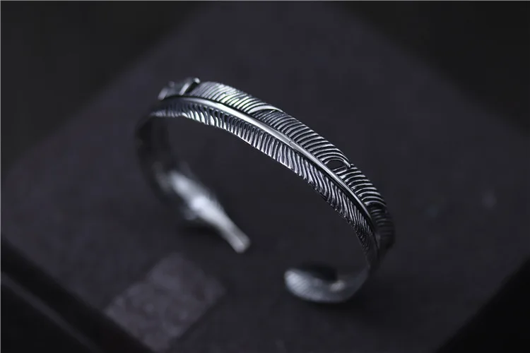 Серебряный S925 Серебряный креативный модный Открытый браслет