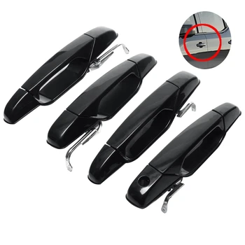

4Pcs ABS Front Rear Exterior Door Handle Outside Door Handle 20828237,25890220,20954815,25890260 for Chevrolet Silverado Suburba
