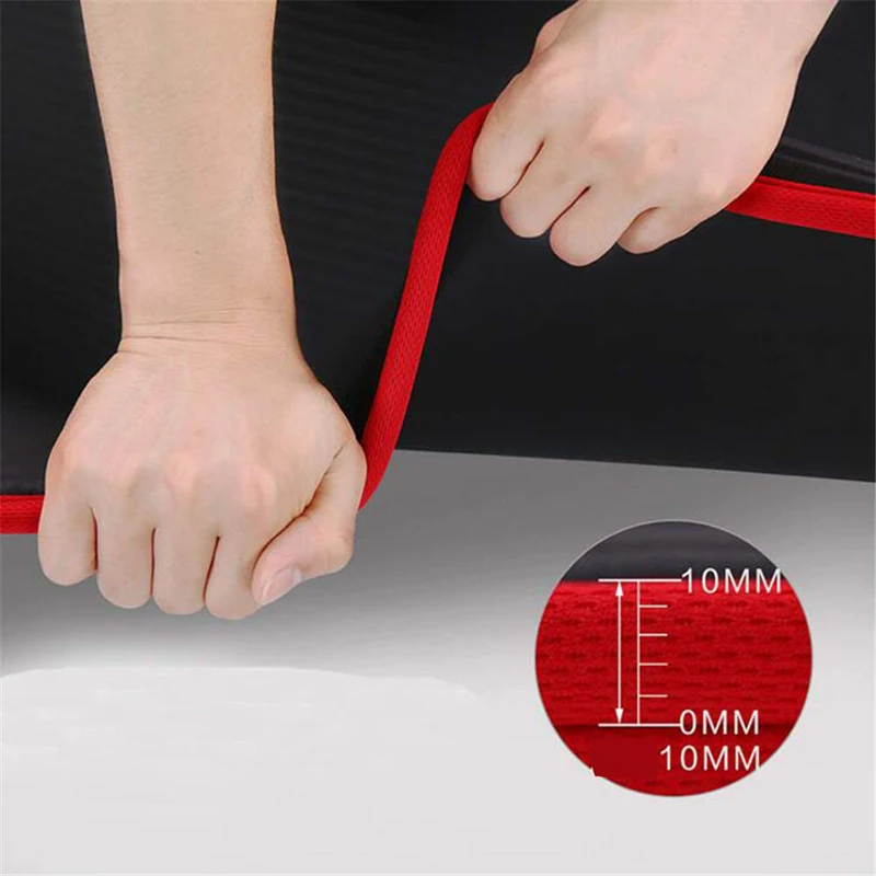 Exercise Sports Gym NBR Non-Slip Mats Fitness Sit-ups Body Shape Training Yoga Mat 10mm Thick Pilates Anti-Tearing Beginner Pads