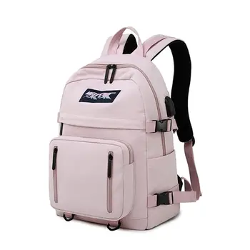 

2020 Women Girl School Backpack with USB Charging Port Bookbags Teenage Travel Rucksack Shoulder Bags