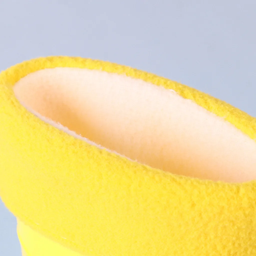 Детская обувь для маленьких девочек и мальчиков, обувь для малышей младенцев, детей, девочек и мальчиков, теплые резиновые сапоги с мультяшным принтом, Детские Водонепроницаемые резиновые сапоги