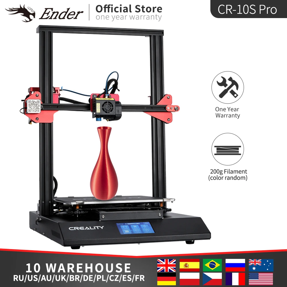 CR 10S Pro 4 3 дюймовый сенсорный ЖК дисплей с автоматическим выравниванием сенсор