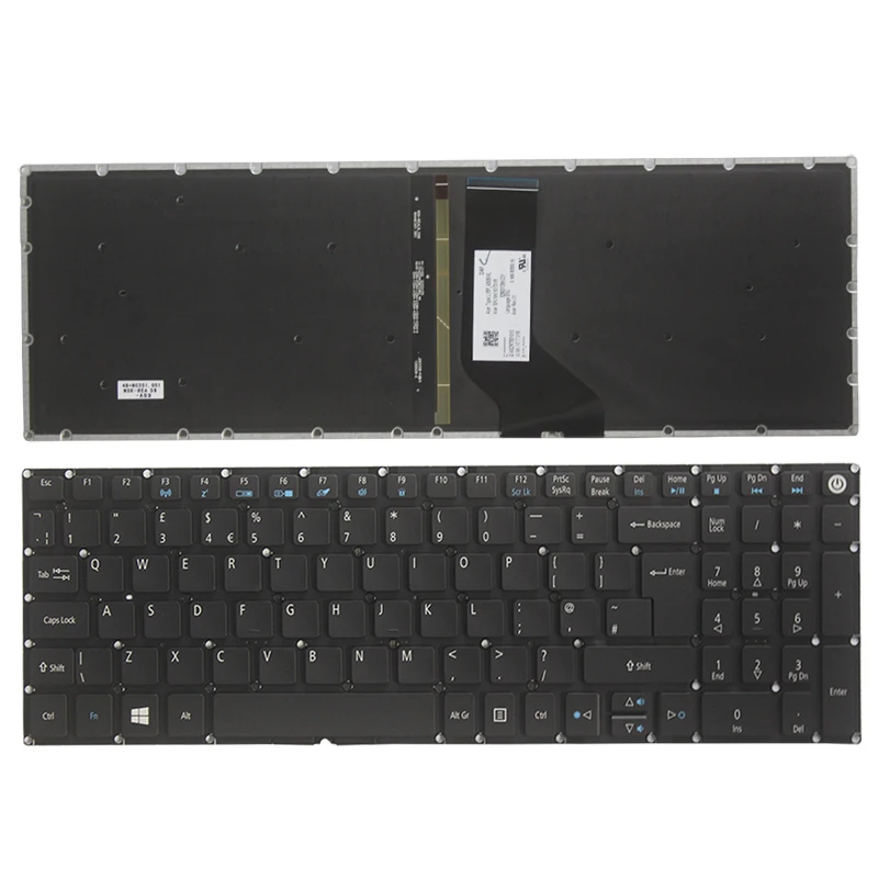 New Uk Laptop Keyboard For Acer Aspire E15 E5 576 E5 576g E5 576g 5762 E5 576g Uk Keyboard With Backlight Replacement Keyboards Aliexpress