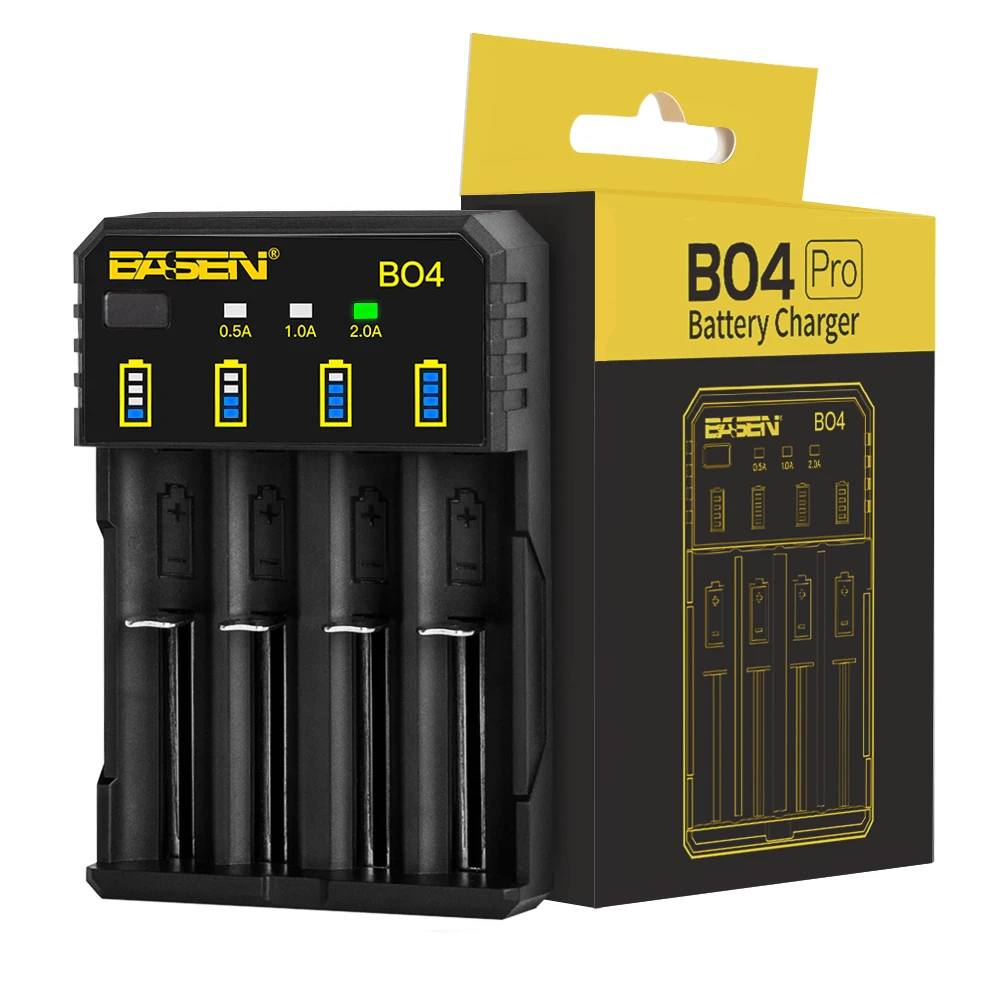 BASEN 18650 Battery Charger for 1.2V 3.7V 3.2V 18650 26650 21700 18350 AA AAA lithium NiMH battery smart charger 5V 2A plug BASEN 18650 Battery Charger for 1.2V 3.7V 3.2V 18650 26650 21700 18350 AA AAA lithium NiMH battery smart charger 5V 2A plug