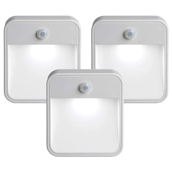 

3Pcs Battery-Powered Motion-Sensing LED Stick Night Light ligent Light Control Human Infrared Sensor Led Night Light