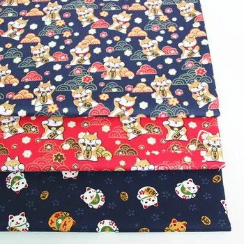 

Cotton twill fabric Printed Cats Series Cotton Fabric for DIY bedding cloth Sewing patchwork quilting fabrics