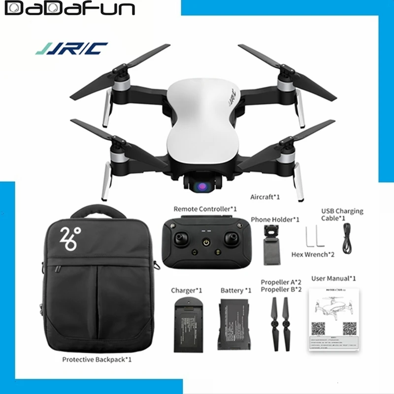 US $399.99 Jjrc X12 AntiShake 3 Axis Gimble Gps Drone With Wifi Fpv 1080p 4k Hd Camera Brushless Motor Foldable Drone Quadcopter
