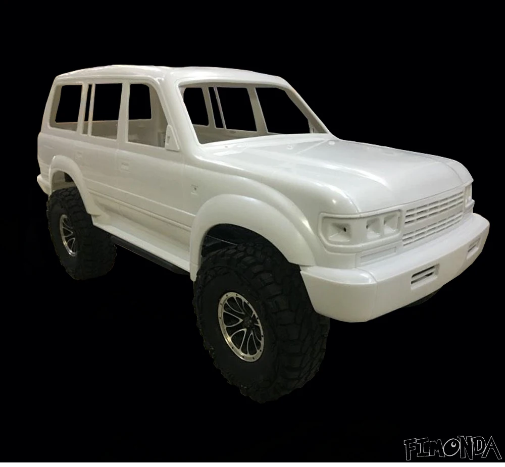 1/10 Жесткий Чехол комплект Land Cruiser LC80 обновленные детали RC Гусеничный автомобиль 313 мм Колесная база шасси Axail SCX10 90046 90047 RGT 86100