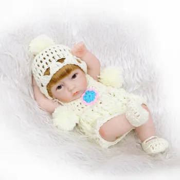 

newborn boy / girl realistic reborn baby doll soft real touch vinyl silicone toys for children on birthday brinquedo menina