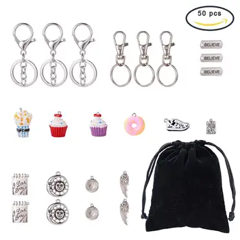 

1 Set Keychain Key Ring Jewellry Making Kit