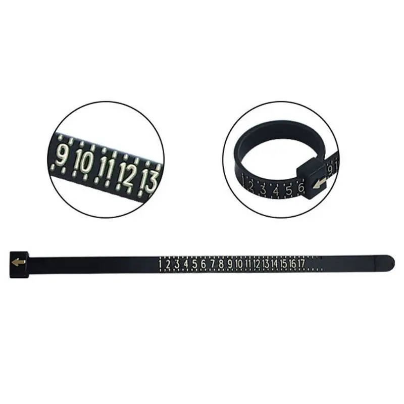 

Measuring Finger Standard Ring Circle US/Hong Kong/Japan/Europe/UK Tape Ruler Jewelry Accessory Measure Gauge Tool AXYD
