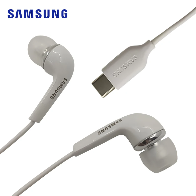 

Original Samsung Earphone USB Type C Headset 24Bit HD DAC Earphone Wired Volume Control Mic For Galaxy A8S Note 10 Xiaomi Huawei
