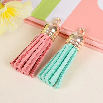 

5 PCS Women's Cute Ornaments Tassels Bag Wallets Velvet Tassels Charm Bag Wholesale Random Color V3T0