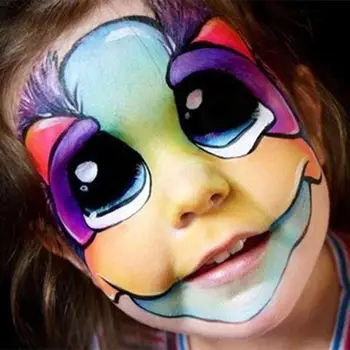 

Waterproof 6 Colors Face Makeup Painting Face Painting Kit Rainbow Body Paint Colorful Paste Tattoo Drawing Non-Toxic Creative