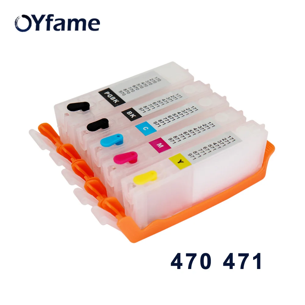 OYfame PGI 470 CLI 471 чернильный картридж с чипом автоматического сброса для Canon MG6840 MG5740