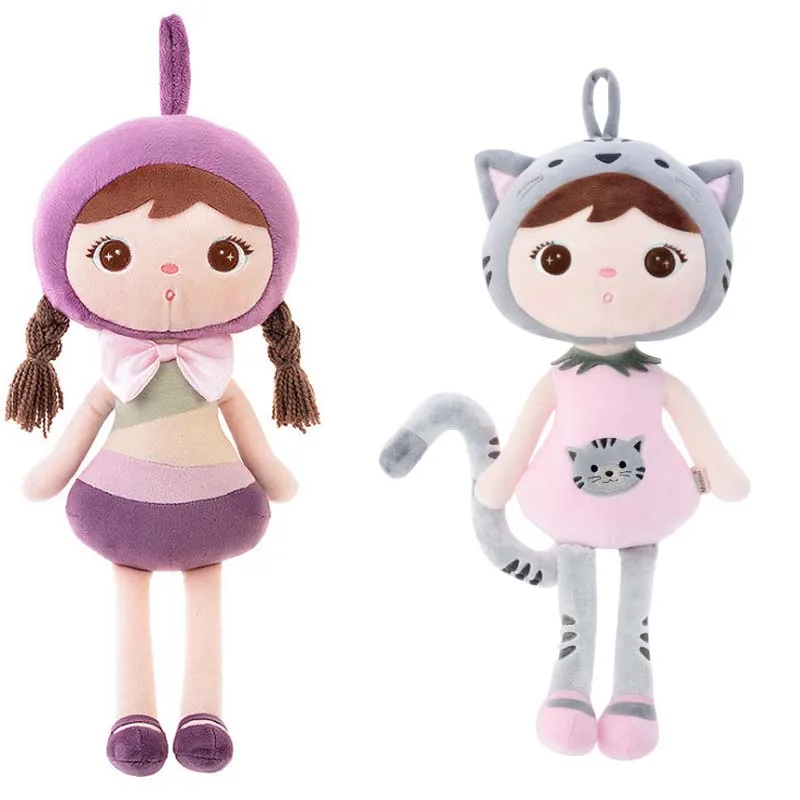 set 4 45 см Новая Metoo игрушечная кошка плюшевая детская игрушка для девочек, детский подарок на день рождения, подарок на Рождество, vip-цена - Цвет: set 4