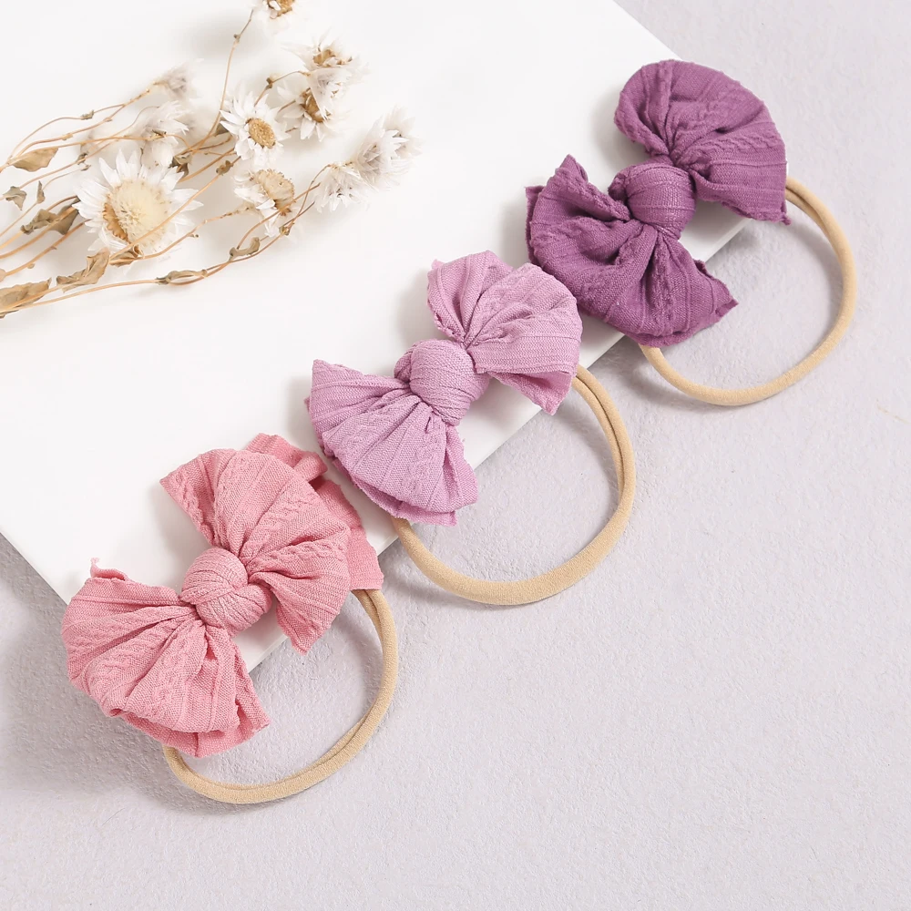 

Bow headband Nylon Hairband For Baby Girls 9 Colors Hair Band For Children Infant Toddler Newborn Hair Accessories Kids Bands