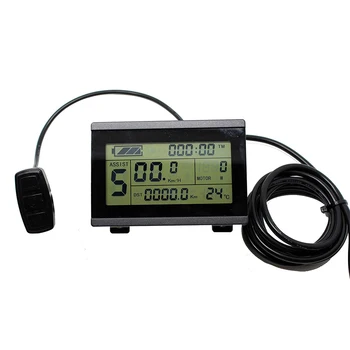 

Electric Bicycle Practical Accessories Recording With Connector Easy Install Outdoor LCD Control Panel Intelligent Sport Date