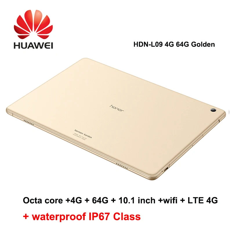 Водонепроницаемый Планшет Huawei honor IP67 WaterPlay Восьмиядерный Kirin 659 10 дюймов Wi Fi/LTE