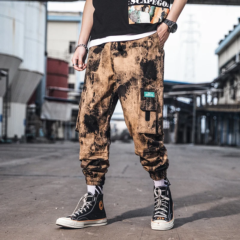 Брюки Штаны для уличного бега хип-хоп спортивные брюки Pantalon Hombre летние мужские грузовые тактические Спортивные штаны