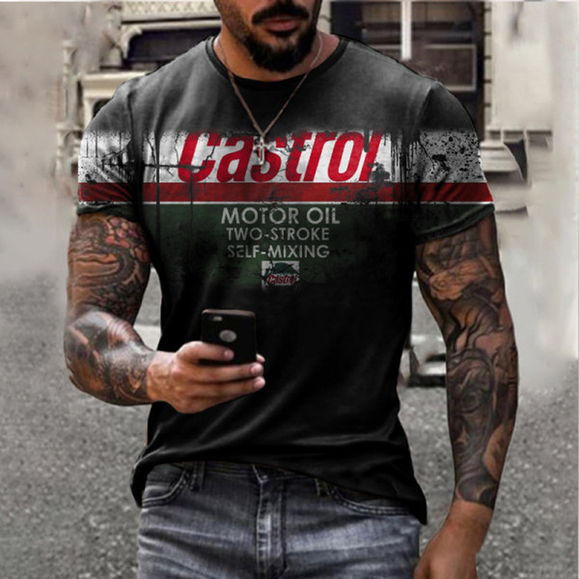Pointed Star 3D Print T Shirt Men Round Neck Loose Short Sleeved Tees Street Casual Harajuku Style Oversize T Shirt