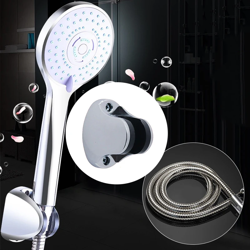 Насадка для душа, держатель для телефона, настенный кронштейн на присоске для ванной комнаты, регулируемая