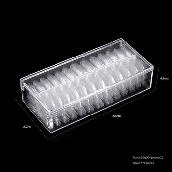 

From the Top "Nail Art" Salon Water Droplets Transparent Salon Tip a Incognito Ultra-Thin Nail Extended