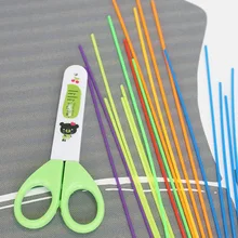 3D печать аксессуары с ручкой для студентов DIY художественные ножницы маленькие ножницы для ногтей с защитным чехлом креативный канцелярский подарок