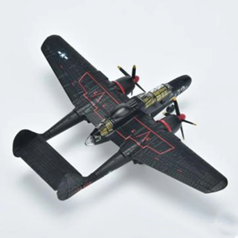1:144 сплавный ночной боец P-61 черная овда рекогносцирующий самолет модель коллекционный самолет