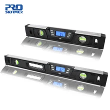 Inclinomètre de niveau numérique électronique détecteur d'angle 40cm/60cm aimants d'écran LCD Nivel niveau numérique par PROSTORMER