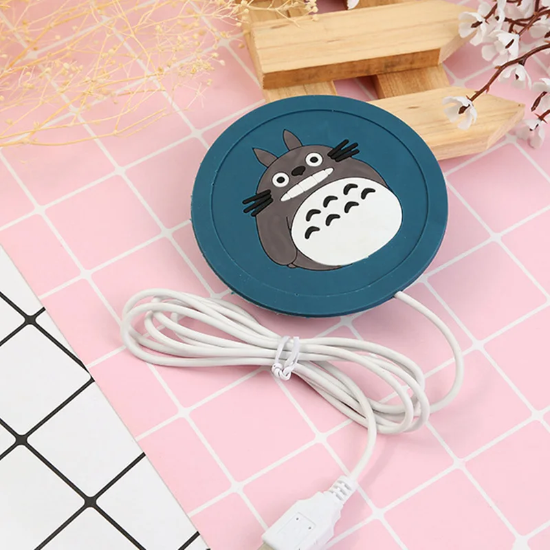 USB грелка гаджет Обогреватель в мультяшном стиле поднос подставка USB нагревательный лоток грелка кружка коврик тонкая чашка-коврик Кофе Чай напиток прочный мягкий