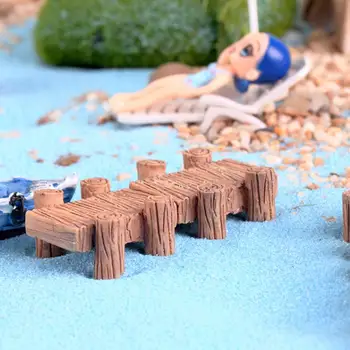 

Resin Bridge Mini Fairy Garden Figures Miniature Moss Landscape Ornament Decor DIY Artificial Mini Garden Crafts Decoration Hot