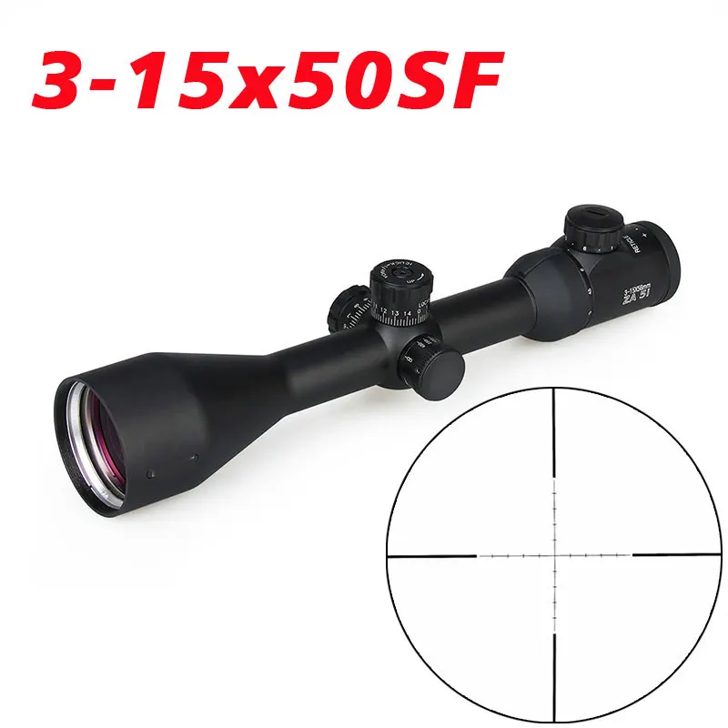 5-25x56SF/3-15x50SF Hunting Rifle Scope 30mm Tube Side Parallax Optical Sight Clearance Sale | Спорт и развлечения