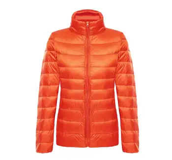 

Hot 2020 Women's Lightweight Down Jacket Women's Short Stand Collar Slim Oversized Short Coat